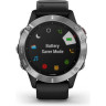 Часы GARMIN FENIX 6 BLACK SILVER WITH BLACK BAND 010-02158-00