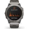 Часы GARMIN FENIX 6X PRO SOLAR TITANIUM WITH VENTED TITANIUM BRACELET 10300