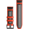 Ремешок GARMIN EPIX PRO GEN 2 26MM QUICKFIT FLAME RED GRAPHITE 010-13281-04