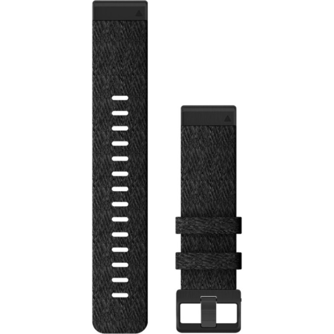 Ремешок сменный для GARMIN FENIX 6X 26MM BLACK SILICONE 010-12864-00