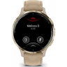 Смарт-часы GARMIN VENU 3S SOFT GOLD STAINLESS STEEL BEZEL WITH FRENCH GRAY CASE AND LEATHER BAND 010-02785-55